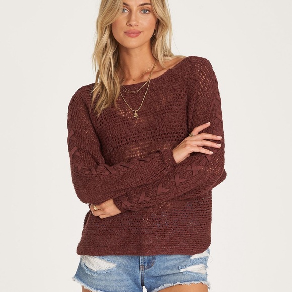 Billabong Sweaters - Billabong Chill Time Sweater - coco berry